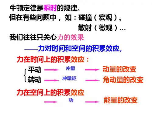 大学物理动量与角动量(PPT课件)