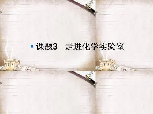 1.3走进化学实验室