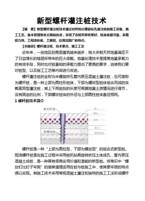 螺杆桩技术应用