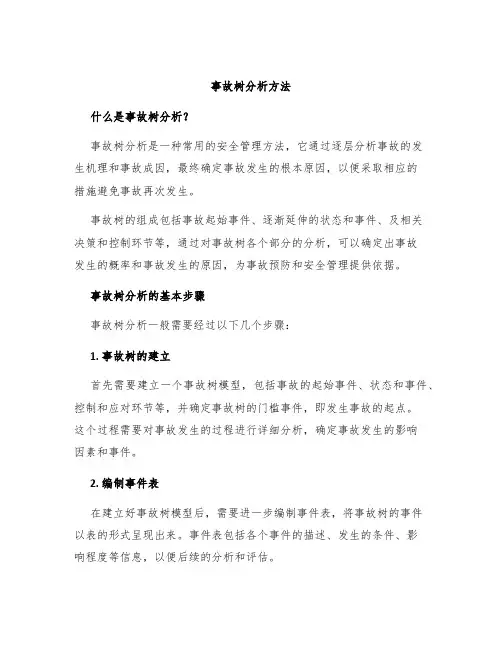 事故树分析方法