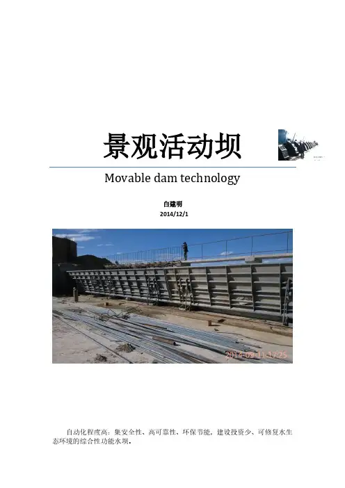 水利景观活动坝技术介绍