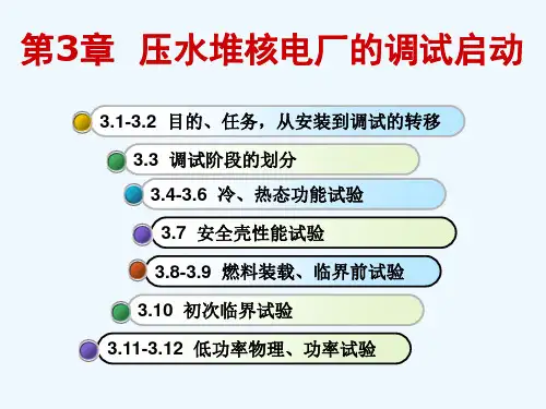第3章-核电厂的调试启动