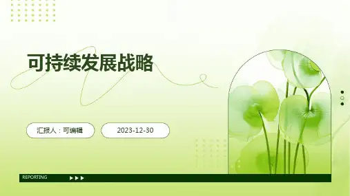 可持续发展战略