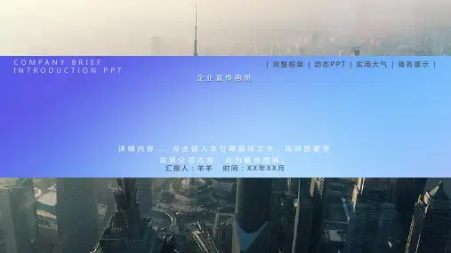 企业宣传画册动态PPT模板企业文化公司简介绍产品形象展示汇报告 (67)