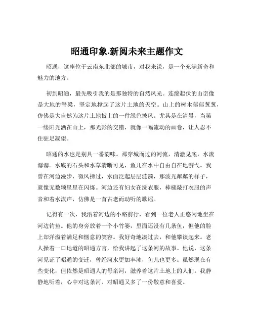 昭通印象.新阅未来主题作文