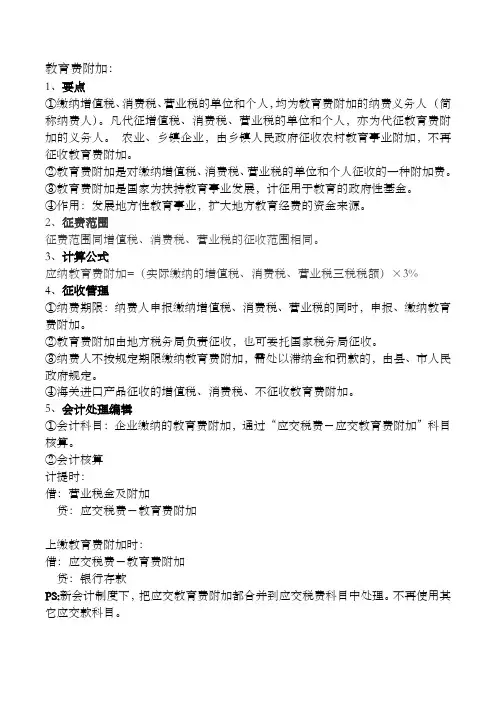 教育费附加