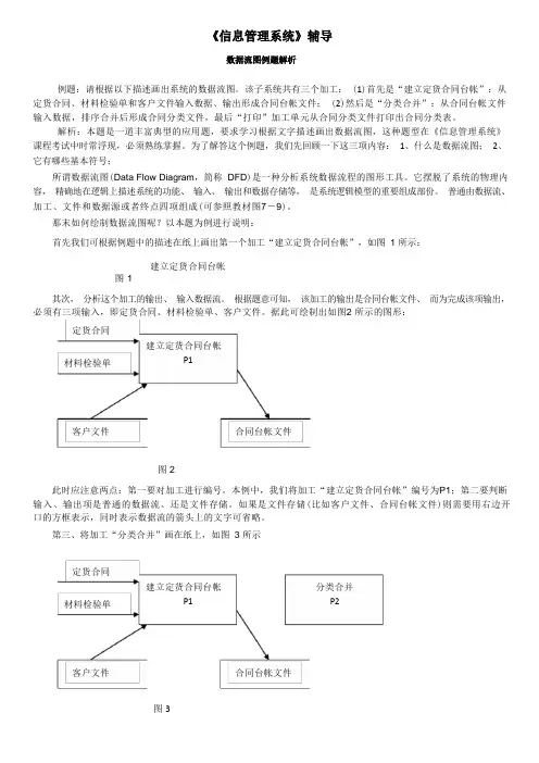 数据流程图例题