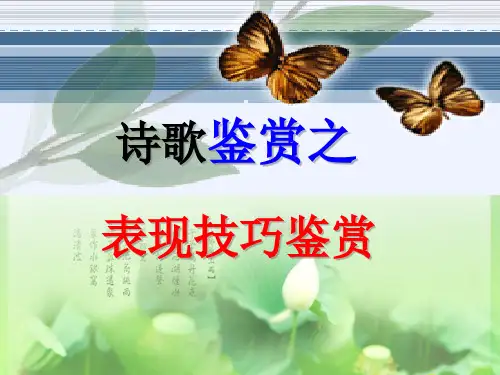 完美版：诗歌鉴赏之表达技巧