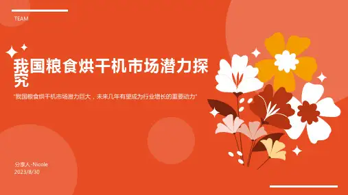 2023年我国粮食烘干机行业发展前景分析方案模板