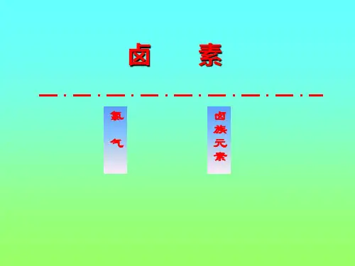 化学课件——卤素