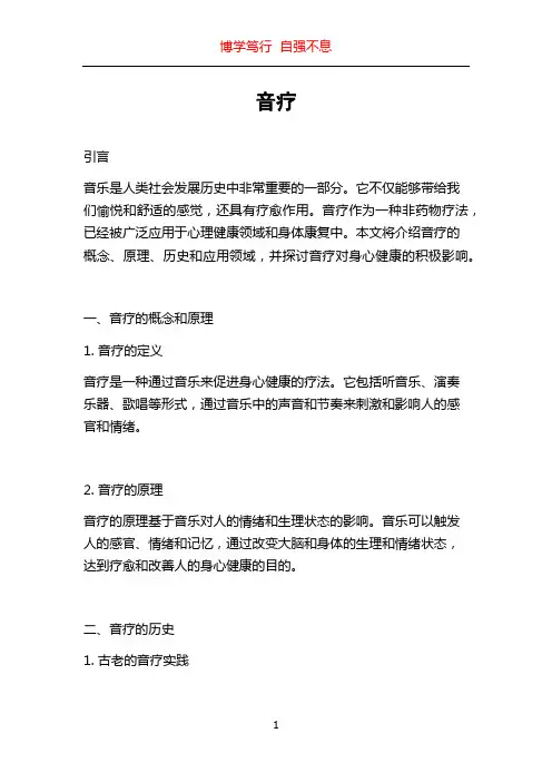 音疗_精品文档