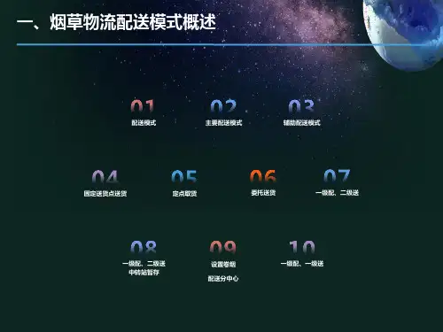 烟草物流配送模式