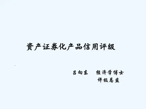 胡泽洋：资产证券化评级、增信方法介绍及具体案例分析(大公国际)