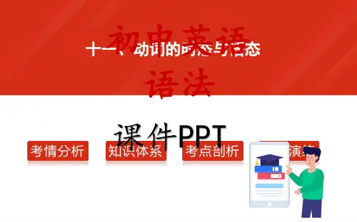 英语语法动词的时态与语态课件PPT