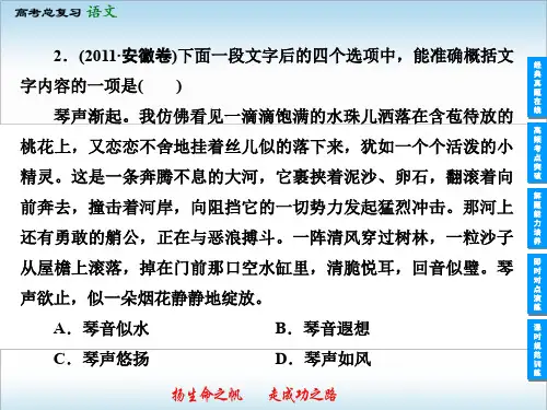 高考专题—压缩语段
