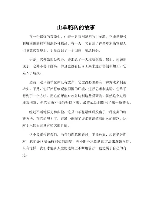 山羊驼砖的故事
