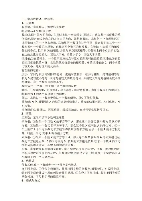 数学定理大全
