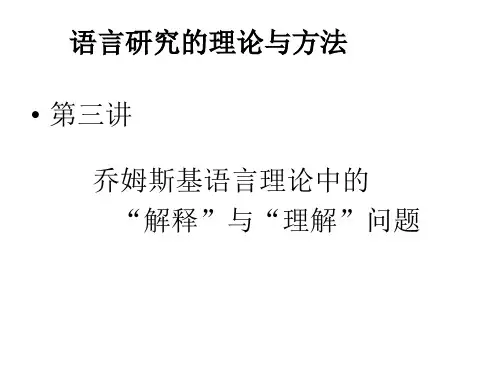 乔姆斯基理论(德)
