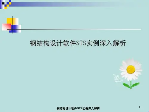 钢结构设计软件STS实例深入解析