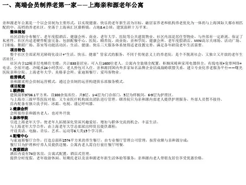 十个最值得借鉴的中国养老地产项目开发模式