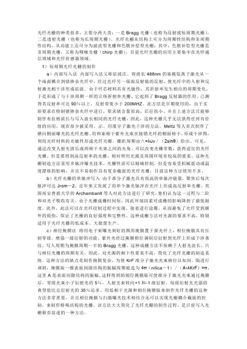 光纤光栅