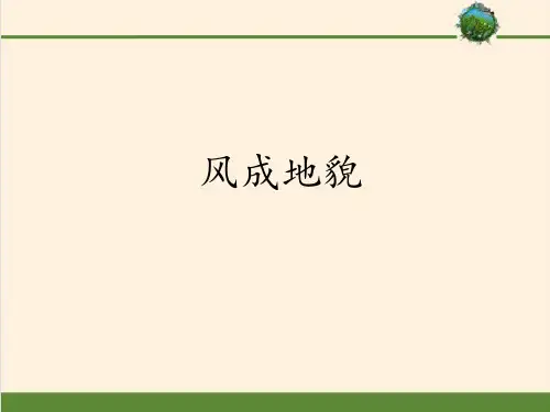 《风成地貌》地球表面形态PPT下载