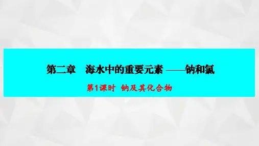 钠及其化合物 学考复习课课件-高一化学人教版(2019)必修第一册 