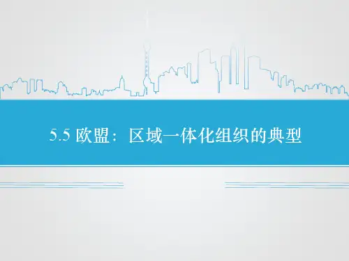 《5.5 欧盟：区域一体化组织的典型》课件1