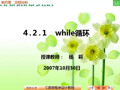 c语言while循环(1)PPT课件