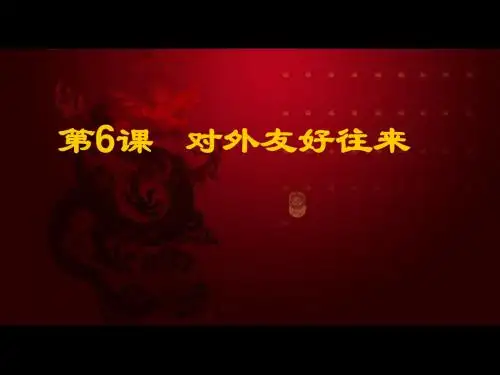 第6课对外好友往来