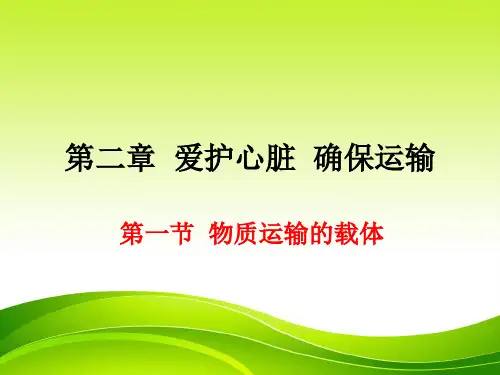 冀少版生物七下2.2.1《物质运输的载体-血液》课件(共19张PPT)