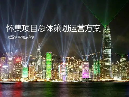 某项目总体策划运营方案