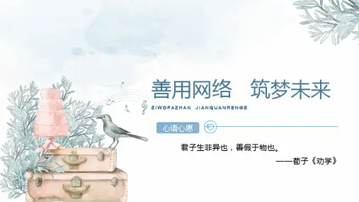 《大学生心理健康教育》项目十二---善用网络--筑梦未来全文