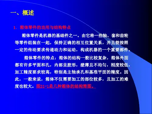 箱体加工课件