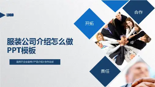 服装公司介绍怎么做PPT模板