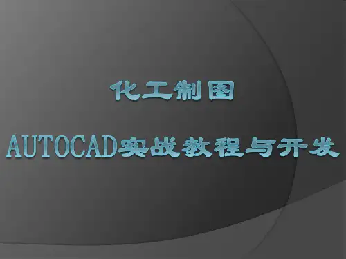 精品课程化工制图AutoCAD实战教程与开发-PPT课件