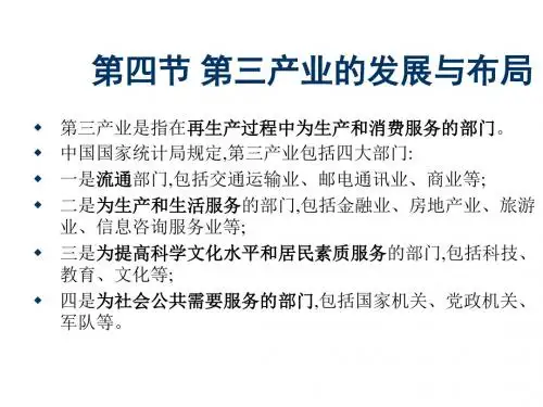 6第三次产业规划布局