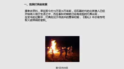 灯具行业介绍PPT课件