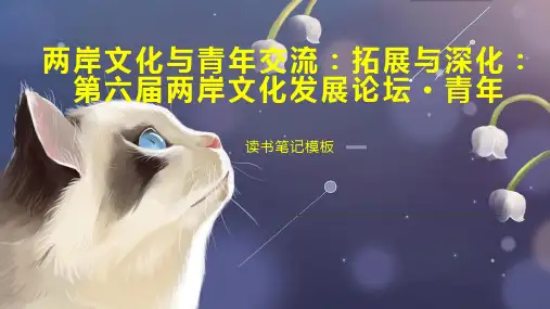 《两岸文化与青年交流：拓展与深化：第六届两岸文化发展论坛 青年》读书笔记模板