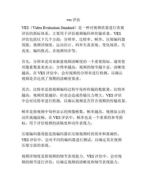 ves评估