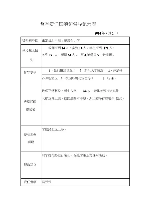 东房头小学督学责任区随访督导记录表(20201101135108)