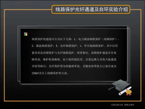 光纤保护通道及自环试验-培训讲义-课件ppt