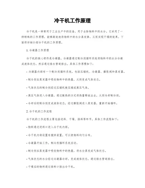 冷干机工作原理