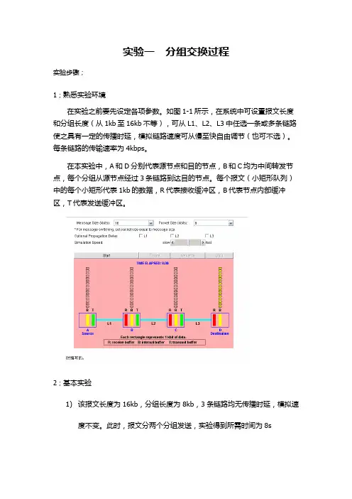 计算机网络实验1~5