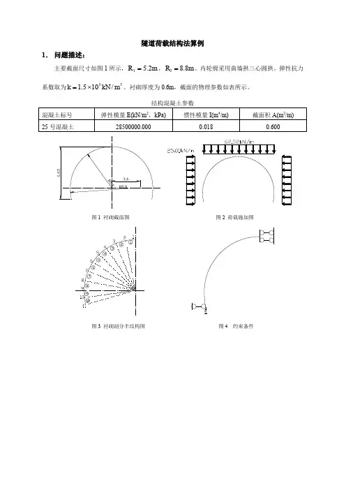 同济大学Ansys隧道荷载结构法算例