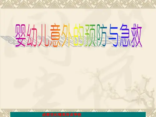 婴幼儿意外的预防与急救PPT课件
