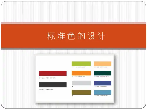 标 准 色 的 设 计