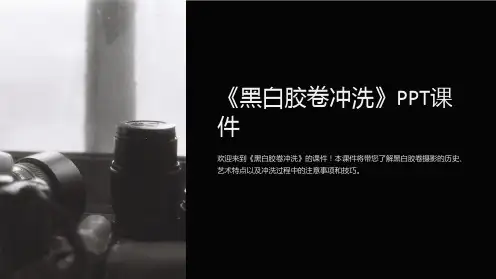 《黑白胶卷冲洗》课件