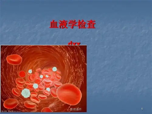 动物血液学检查
