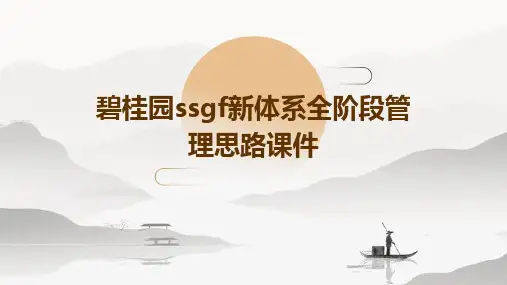 碧桂园SSGF新体系全阶段管理思路课件